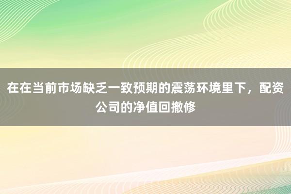 在在当前市场缺乏一致预期的震荡环境里下，配资公司的净值回撤修